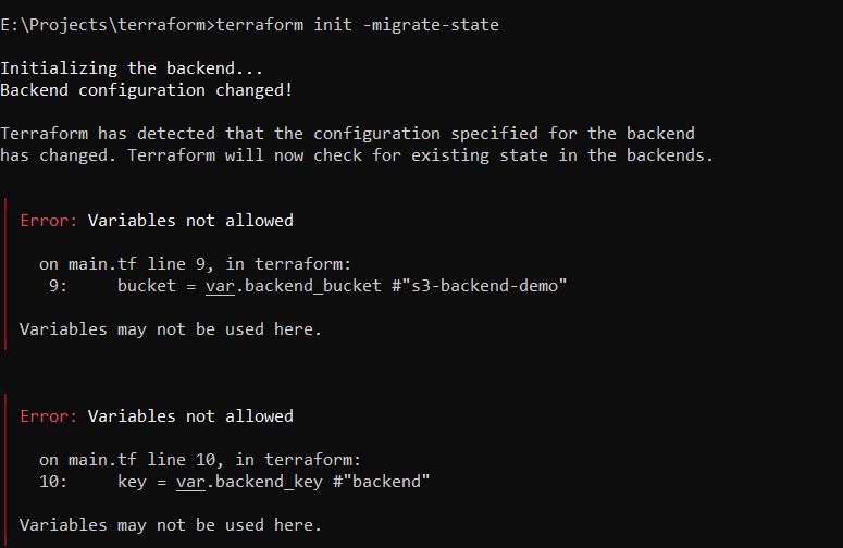 Dynamic Terraform State Configuration